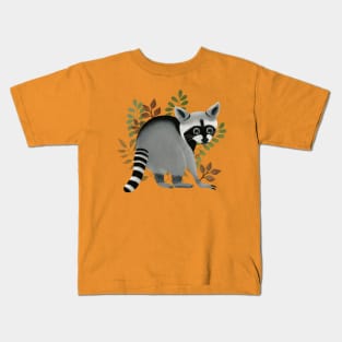 Cute raccoon Kids T-Shirt